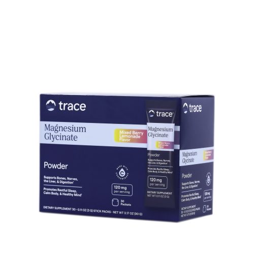 Magneziu glicinat pudra aroma fructe de padure, plicuri